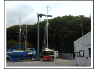 Mast Stepping/Unstepping Crane - Mast Up!